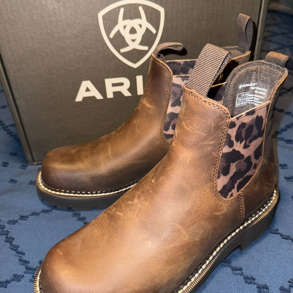 Ariat Women's Fatbaby Twin Gore Boots *NIB* 8 Medium - Picture 3 of 7